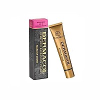 Dermacol - Full Coverage Foundation, Liquid Makeup Matte Foundation With Spf 30, Waterproof Foundation For Oily Skin, Acne, & Under Eye Bags, Long-Lasting Makeup Products, 30G, Shade 207