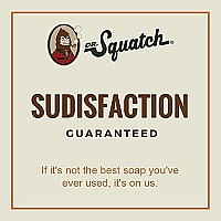 Dr. Squatch All Natural Bar Soap for Men with Heavy Grit, Pine Tar