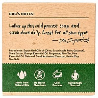 Dr. Squatch All Natural Bar Soap for Men with Heavy Grit, Pine Tar