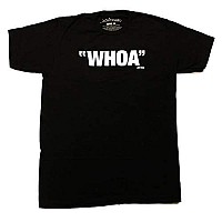 Blossom Whoa Mens Black cotton T-Shirt - Medium