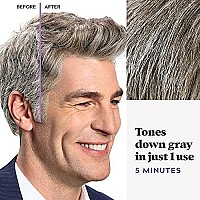 Just For Men Touch Of Gray, Gray Hair Coloring For Men With Comb Applicator, Great For A Salt And Pepper Look - Light Brown, T-25 (Packaging May Vary)