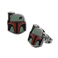 Star Wars Boba Fett Stud Earrings