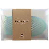 Supracor Stimulite Dual-Sided Bath Mitt - Lavender Side (Softer Texture) Green Side (Firmer Texture)