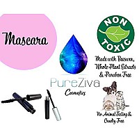 Pure Ziva Royal Blue Electric Volumizing Lash Extending Mascara, Paraben Free, No Animal Testing & Cruelty Free