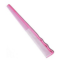 YS Park 234ex Extra Fine Short Hair Design Comb In Pink