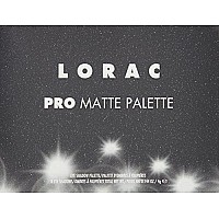 LORAC PRO Matte Eyeshadow Palette | Blendable Eyeshadows | Mirror Compact