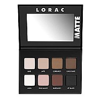 LORAC PRO Matte Eyeshadow Palette | Blendable Eyeshadows | Mirror Compact