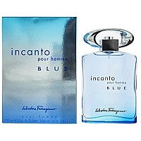 Salvatore Ferragamo Incanto Blue Cologne Eau De Toilette Spray 34 Ounce