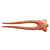 Marycrafts Wooden Flower Hair Pin, Hair Fork, Hair Stick, Hair Accessories For Women (1 Piece)