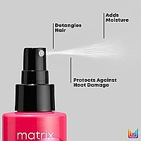 Matrix Total Results Miracle Creator Multi-Tasking Treatment | Ultimate Strengthening Leave-In Treatment | Moisturizing Heat Protectant & Detangling Spray | For Damaged Hair | 6.8 Fl. Oz.