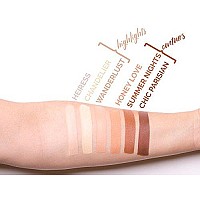 Aesthetica Cosmetics Cream Contour and Highlighting Makeup Kit - Contouring Foundation/Concealer Palette - Vegan & Cruelty Free - Step-by-Step Instructions Included