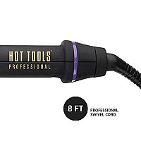 Hot Tools Pro Artist Heated Silicone Bristle Brush Styler | Helps create Volume and Fullness (1 in), 1146