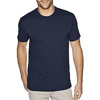 Next Level Mens Premium Fitted Sueded Crew, Midnight Nvy, Large