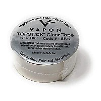 Vapon Topstick Clear Double Sided Medical Grade Adhesive Tape Roll 3/4 x 108