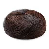 Sarla Ballet Bun Extensions Chestnut Brown Synthetic Drawstring Updo Hair Bun Hair Piece For Women Girls Lady Donut Chignon