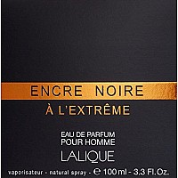 Lalique Encre Noire A LExtreme cologne, 33 Ounce