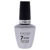 Cuccio Colour Super 7 Second Nail Top Coat - Super Quick Drying Formula - Creates A High Gloss Finish With Incredible Long-Lasting Durability - Formulated With Super Seal Technology - 0.43 Oz