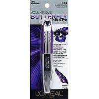 Loral Paris Voluminous Butterfly Sculpt Washable Mascara, Blackest Black, 0.27 Oz.