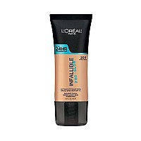 Loreal Paris Makeup Infallible Up To 24Hr Pro-Glow Foundation, 205 Natural Beige, 1 Fl; Oz.