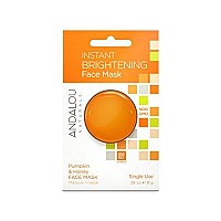 Andalou Naturals Instant Brightening Pumpkin & Honey Face Mask Pod, 0.28 Ounce