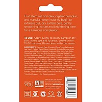 Andalou Naturals Instant Brightening Pumpkin & Honey Face Mask Pod, 0.28 Ounce