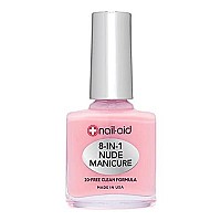 NAIL-AID 8-in-1 Nude Manicure, French Sheer, 0.55 Fluid Ounce