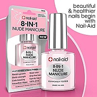 NAIL-AID 8-in-1 Nude Manicure, French Sheer, 0.55 Fluid Ounce