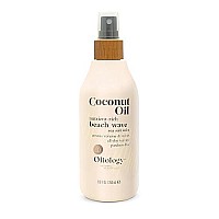 Oliology Coconut Oil Beach Wave Sea Salt Mist Spray - Creates Volume and Tousled Waves, Texture and Style that Lasts All Day (8 Oz)