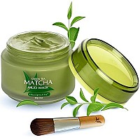 Green Tea Matcha Facial Mud Mask, Removes Blackheads, Reduces Wrinkles, Nourishing, Moisturizing, Improves Overall Complexion, Best Antioxidant, Younger Looking Skin, All Skin Face Types