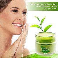 Green Tea Matcha Facial Mud Mask, Removes Blackheads, Reduces Wrinkles, Nourishing, Moisturizing, Improves Overall Complexion, Best Antioxidant, Younger Looking Skin, All Skin Face Types