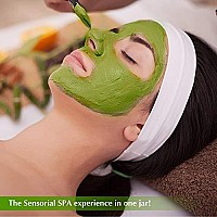 Green Tea Matcha Facial Mud Mask, Removes Blackheads, Reduces Wrinkles, Nourishing, Moisturizing, Improves Overall Complexion, Best Antioxidant, Younger Looking Skin, All Skin Face Types