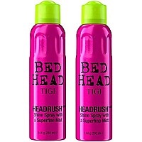 TIGI Unisex Bed Head Headrush Shine Mist Hair Spray, 5.3 Ounce (Pack of 2)