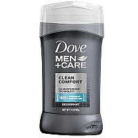 Dove Men+Care 48 Hour Odor Protection Deodorant Stick, Clean Comfort, 3 Count