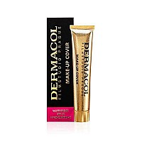 Dermacol - Full Coverage Foundation, Liquid Makeup Matte Foundation With Spf 30, Waterproof Foundation For Oily Skin, Acne, & Under Eye Bags, Long-Lasting Makeup Products, 30G, Shade 218