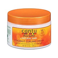 cantu Shea Butter coconut curling cream, 12 oz(340 g) - 2 pack