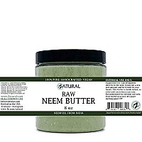 Organic Neem Butter-Coconut Oil, Neem Oil, Neem Leaf, Marula Oil, Kokum Butter, Rosemary, For Sensitive Skin, Itchy Skin, 8 oz.