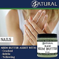 Organic Neem Butter-Coconut Oil, Neem Oil, Neem Leaf, Marula Oil, Kokum Butter, Rosemary, For Sensitive Skin, Itchy Skin, 8 oz.