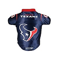 Littlearth Unisex-Adult NFL Houston Texans Premium Pet Jersey, Team color, Small