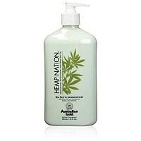 Hemp Nation Sea Salt & Sandalwood (18 Fl. Oz / 535 Ml), Moisturizing Tan Extender With Hemp Seed Oil