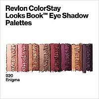 Eyeshadow Palette by Revlon, ColorStay Looks Book Eye Makeup, Highly Pigmented in Blendable Matte & Metallic Finishes, 920 Enigma, 0.21 Oz