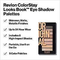 Eyeshadow Palette by Revlon, ColorStay Looks Book Eye Makeup, Highly Pigmented in Blendable Matte & Metallic Finishes, 920 Enigma, 0.21 Oz