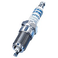 Bosch 9697 Double Iridium OE Replacement Spark Plug, Up to 4X Longer Life (1 Pk) Ford: Expedition, Explorer, Flex, Focus, F-150, Police, Ranger, Taurus, Transit, Lincoln: MKS, MKT, Nautilus, Navigator