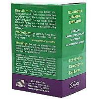 Ovante Eyelid Wipes With Coconut, Tea Tree Oil For Demodex, Blepharitis & Itchy Eyelids - 14 ct