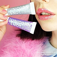 Unicorn Snot Holographic Glitter Lip Gloss - Stocking Stuffer, Christmas Gift - Cosmetic Grade Makeup & Body Art - Vegan & Cruelty Free (Silver)