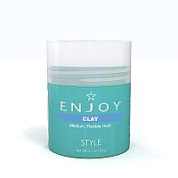 ENJOY clay, Non-greasy Paste, Flexible Texture and Hold, color Safe, Anti Frizz Hair Products, Hair Styling cream, Hair Styling Products - 21 Oz