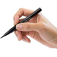 Aesthetica Felt Tip Liquid Eyeliner Pen - Fast-drying Waterproof & Smudge Proof Eye Liner (Jet Black)