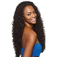 Outre Quick Weave Synthetic Half Wig - Penny 26 (1B Off black)