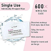 La Fresh Makeup Remover Cleansing Face Wipes Case of 600ct Facial Towelettes with Vitamin E for Waterproof Makeup