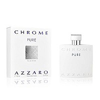 Azzaro chrome Pure Eau de Toilette - Mens cologne - citrus, Oriental & Woody Fragrance, 34 Fl Oz