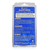 Nail-Aid Sapphire Strengthener & Mega Growth Treatment - Clear, 0.55 Fl Oz